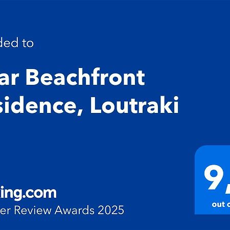 Onar Beachfront Residence, Loutraki Exterior photo