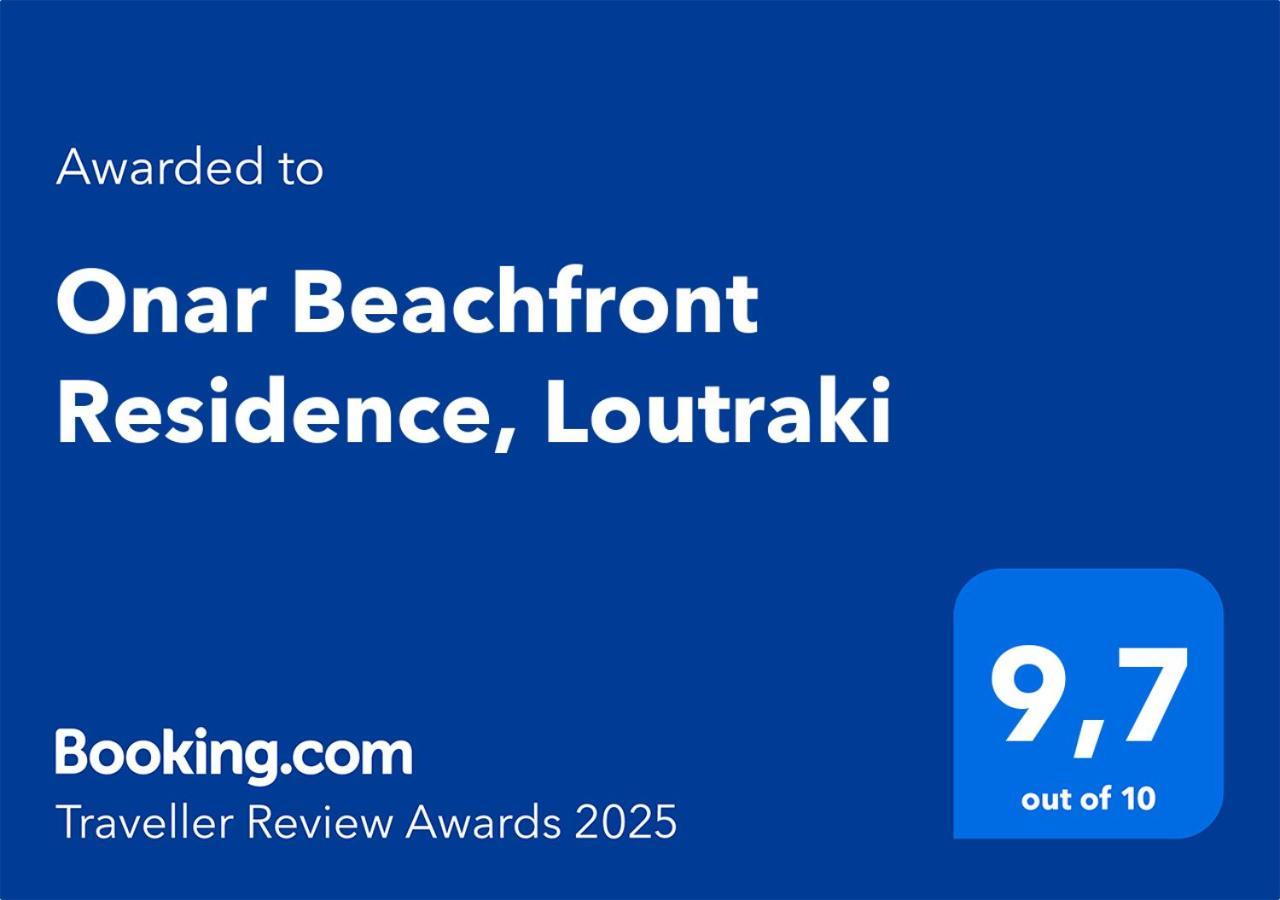 Onar Beachfront Residence, Loutraki Exterior photo